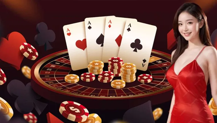 Live dealer casino featuring table games with real-time interactive gameplay