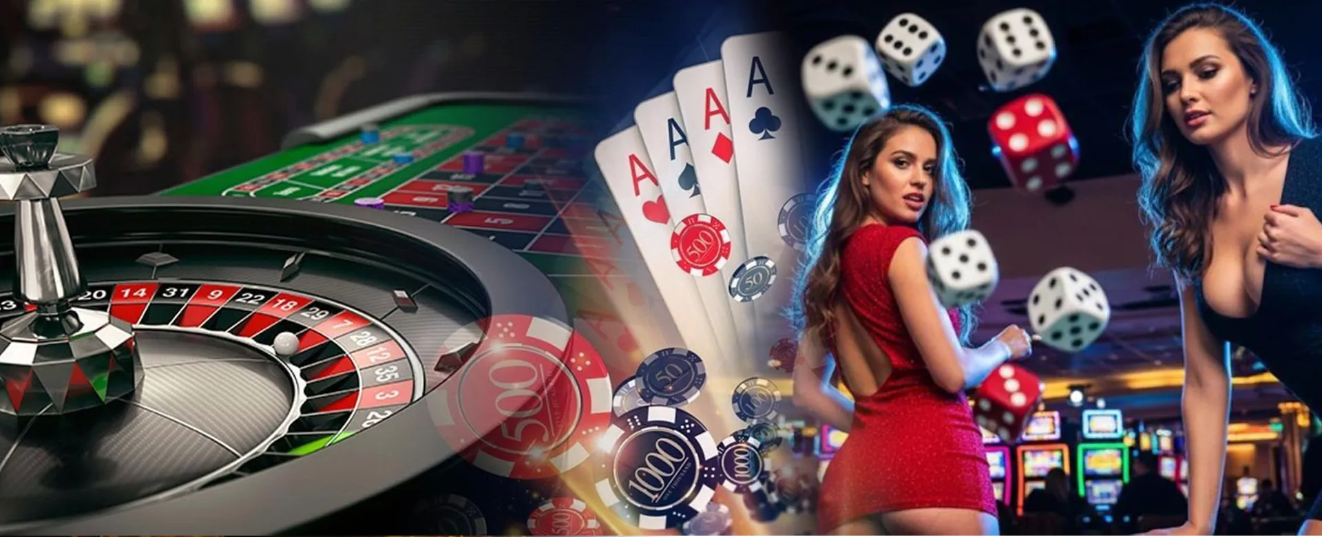 Luxurious online casino table games with golden chips and promotions in the Philippines