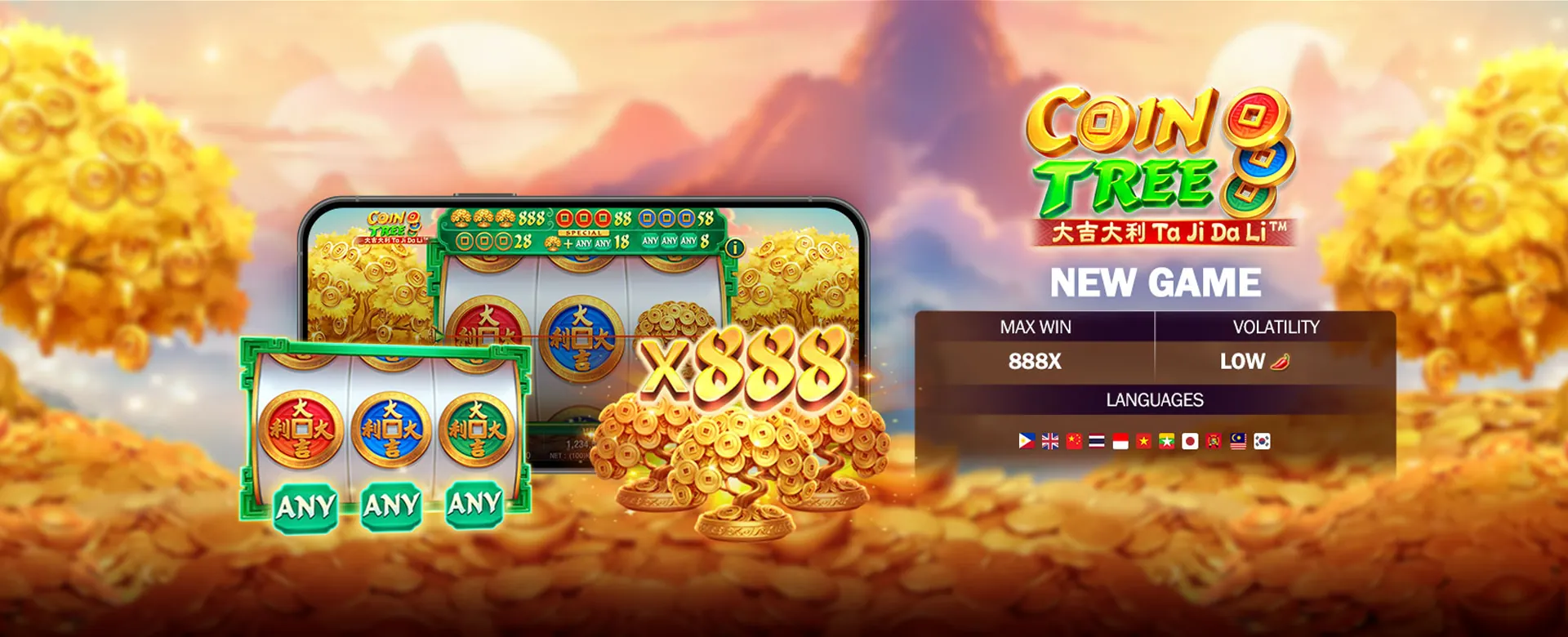 Luxurious online casino lobby with various table games